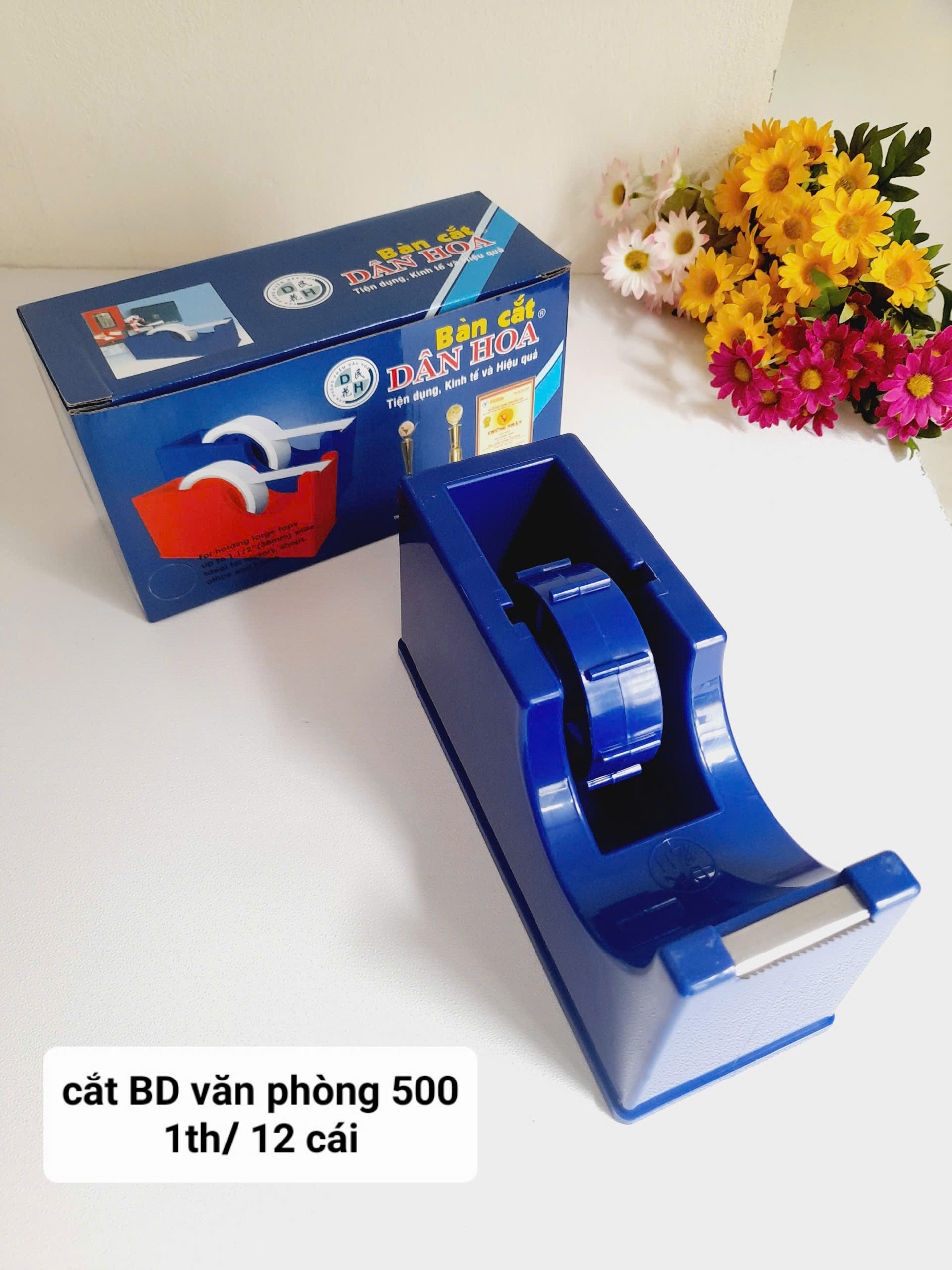 Cắt băng dính để bàn 5cm
